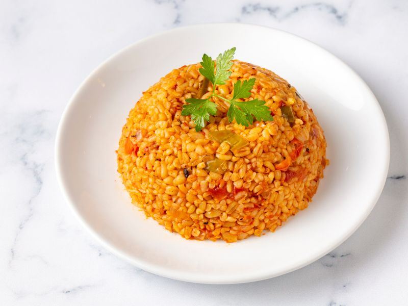 Sebzeli Bulgur Pilavı